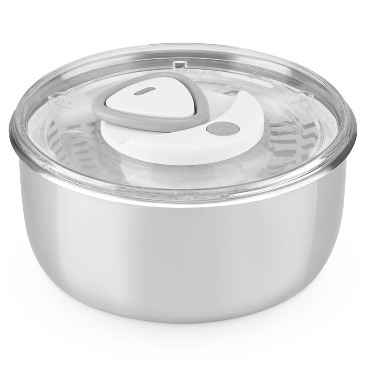 Zyliss Easy Spin® Salad Spinner, Stainless Steel Wayfair